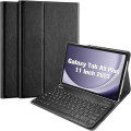 USP KBCBA9PLUS Samsung Galaxy Tab A9+ (11') Keyboard With Case Black - Ultra-Slim, Lightweight, Auto Wake/Sleep Function, PU Leather,3 Years Warranty