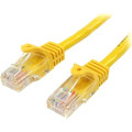 StarTech 45PAT2MYL 2 m Yellow Cat5e Snagless RJ45 UTP Patch Cable - 2m Patch Cord - Ethernet Patch Cable - RJ45 Male to Male Cat 5e Cable - Make Fast Ethernet network connections using this high quality Cat5e Cable, with Power-over-Ethernet capability - 2