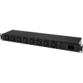 StarTech PDU08C13AU 8 PORT RACK-MOUNT PDU - C13 OUTLETS - 10FT POWER CORD - 16A 1U 2YR