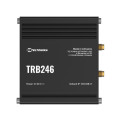 Teltonika TRB246100300 TRB246 Industrial IoT Gateway, 4G/LTE(Cat 4), Dual SIM, Auto-Failover, Backup WAN, Supports DNP3, DLMS, Modbus, PSU excluded