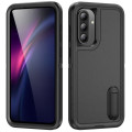 USP HDA36 Rugged Samsung Galaxy A36 5G (6.7') Case Black - No-Slip, Sleek, Ultimate Protection, Strong & Durable, Built-in-Kickstand, 5 Years Warranty