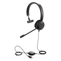 Jabra 5393-829-309 Evolve 30 II UC Mono USB Headset, Leatherette ear cushions, Noise Cancellation, 2ys Warranty, Plug-and-Play, All-Day Comfort, Call Controls