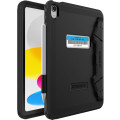 Otterbox 77-93756 Rugged Defender Apple iPad (11') (A16) (11th Gen) / iPad (10.9') (10th Gen) Kickstand Case - Black , 7 Years Warranty