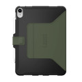 UAG 12339I114072 Scout Apple iPad (11') 11th Gen (A16) / iPad 10th Gen (10.9') Folio Rugged Case (Black/Olive) - DROP+ Military Standard, 1 Year Warranty