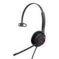 Yealink UH37-M-UC-C UH37 Mono USB Wired Headset, UC, USB-C, 35mm Speaker, Busylight, Leather Ear Cushion,HD Audio, 2Mic Noise Killer, Microsoft Teams & UC