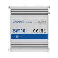 Teltonika TSW110000020 TSW110 L2 Unmanaged Ethernet Switch, 5 x Gigabit Ethernet with speeds up to 1000 Mbps, PSU included