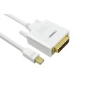 UGREEN 6957303814053 10405 Mini DP to DVI 24+1 cable White 2M