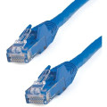 StarTech N6LPATCH15MBL 15M BLUE GRAY CAT6 UTP SNAGLESS PATCH CABLE - LSZH