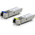 Ubiquiti UACC-OM-SM-1G-S-2 UFiber1 Gbps Bidirectional Single-Mode SFP Module, 2-Pack, Up 3km Distance, Simplex LC Connector, No Fiber Cable