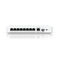 Ubiquiti USW-FLEX-2.5G-8 Flex 2.5G, Flexible,8-port 2.5 GbE Switch,10 GbE RJ45/SFP+ Combination Uplink Port,Powered With USB-C (Included)/PoE+ adapter ( Not Included)