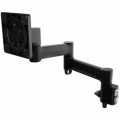 Atdec AWM-A46T-B medium swing arm - monitors to 12kg (26.5lb) flat, 10kg (22lb) curved - Black