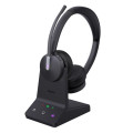 Yealink WH64-D-MS WH64 Dual Teams DECT Wireless Headset, DECT & Bluetooth Wireless, Busylight, 3-Mic Noise Cancellation, Charging Stands, Carrying Bag