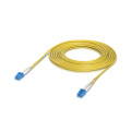 Ubiquiti UACC-OFC-S2-LULU-10M OS2 Duplex LC UPC Fiber Patch Cable, Length 10M, Lightweight Fiber Patch Cable For Up To 100G Connections,