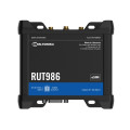 Teltonika RUT986000400 RUT986 INDUSTRIAL GLOBAL LTE CAT 4 ROUTER, Telit Cat 4 Modem, 4x Ethernet Ports, PSU included