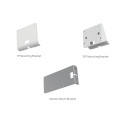 Yealink ROOMPANEL PLUS MOUNT KITS , Device Compatibility RoomPanel Plus, 0° Mounting Bracket, 20° Mounting Bracket, Mullion Mount Bracket