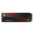 Samsung MZ-V9P2T0CW 990 Pro 2TB with Heatsink Gen4 NVMe SSD 7450MB/s 6900MB/s R/W 1550K/1200K IOPS 1200TBW 1.5M Hrs MTBF for PS5 5yrs Wty