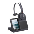 Yealink WH64-M-WS WH64 Mono Workstation, WH64 Workstation is an industry-leading DECT wireless headset with dual/single-ear options for seamless