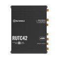 Teltonika RUTC42000400 RUTC42 DUAL MODEM EDGE ROUTER, LTE Cat 4 with dual modem, failover, load balancing, WI-FI 6, 5x Gigabit Ethernet Ports, PSU included.