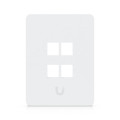 Ubiquiti UACC-WP-KEYSTONE-V-4P Universal Paintable Keystone Wall Plate, 4-Pack, Universal Keystone Wall Plate, Paintable Cover For Clean, Customizable Finish.