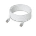 Ubiquiti UACC-CABLE-PATCH-EL-C6A-15M-W UniFi Premium Patch Cable, 15M, White, Ultra-thin Braided Patch Cable, Designed And Optimized For 10 GbE Networking.