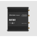 Teltonika RUT361100300 RUT361 Industrial Cellular Router, Compact and Powerful Industrial 4G LTE Cat 6 Router/Firewall, Rugged Aluminium Housing, PSU included