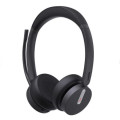 Yealink BH70-D-MS-C/A BH70 Bluetooth Wireless Stereo Headset Teams USB-C&A , Microsoft Teams Certified, 3-Mic Noise Cancellation, 35 HoursTalkTime, Bluetooth 5