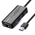 UGREEN 6957303822652 20265 USB3.0 Hub 3 Ports with 10/100/1000Mbps Gigabit Ethernet