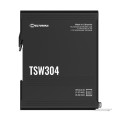 Teltonika TSW304000000/TSW304000010 TSW304 DIN Rail Ethernet Switch, 4x Gigabit Ethernet with speeds of up to 1000 Mbps, Wide Range of Voltages, PSU excluded