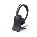 Yealink BH70-D-CH-MS-C/A BH70 Bluetooth Wireless Dual Headset with Stand Teams USB-C/A, 3 mic noise cancellation Talk time up to 35h BT51 C Dongle with Type A Adapter