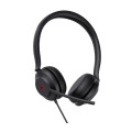 Yealink UH35-D-MS-C/A (UH35) WIRED MS STEREO HEADSET,NOISE CANCELLING MIC,C/A ADAPTER -PROJECT BASE ONLY