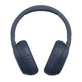 Belkin AUD009FQBL SoundForm Surround Wireless Over-The-Ear Headphones + USB-C Cable (1.2M) + Audio Cable (3.5mm) (1.2M) - Blue , 2 Years Warranty