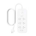 Belkin SRB006AU2M SurgePro 6-Outlet Surge Protector With Dual USB-C (30W) - White, 2M Power Cord, 650 Joules, $50,000 CEW, 2 Years Warranty