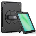 USP HDTA9PLUS Samsung Galaxy Tab A9+ (11') Case Black - Built-in-Kickstand, Hand & Shoulder Strap, DropProof, Pen holder, ShockProof, 5 Years Warranty