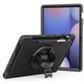 USP HDTS10FEPLUS Rugged Samsung Galaxy Tab S10 FE+ (13.1') Case Black - Built-in-Kickstand, Hand & Shoulder Straps, DropProof,5 Years Warranty