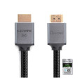 OEM CB-H8K-01 Oxhorn HDMI2.1 8K@60Hz 3D Ultra Certified Ethernet Aluminum Header Cable 1m Male to Male Retail Pack