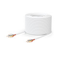Ubiquiti UACC-CABLE-DOORLOCKRELAY-2P Door Lock Relay Cable, 500-foot (152.4 m) Spool of Two-pair, low-voltage Cable, 36V DC, Solid bare copper,White
