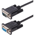 StarTech 9FMNM-3M-RS232-CABLE 3m RS232 Serial Null Modem Cable, Crossover Serial Cable w/Al-Mylar Shielding, DB9 Serial COM Port Cable Female to Male, F/M - 3m RS232 serial null modem DB9 male to female cable; 28 AWG tinned wires with aluminum mylar cable