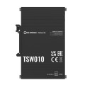 Teltonika TSW010000000 TSW010 DIN Rail Ethernet Switch, 5x Ethernet Ports with speeds of up to 100 Mbps, Integrated DIN Rail Bracket, Plug and Play, PSU excluded