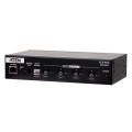 Aten PE4104G-AT-G 4 Port 1U 10A Smart PDU with outlet control, 4xC13 Outlets, 100 - 240 VAC, Two-level password security, Remote authentication support: RADIUS
