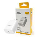 USP 6976552044417 45W GaN Single USB-C PD Wall Charger - White, Compact Design, Smart and Reliable, Built-in Safety Protection, 5 Years Warranty