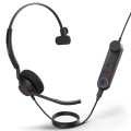 Jabra 5093-299-2169 Engage 50 II Mono Teams Corded USB-C/A Headset, Best Headset for Clear Customer Calls Ultra-Lightweight Hearing Protection Smartringer Busylight