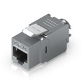 Ubiquiti UACC-KEYSTONE-JACK-C6A Cat6A Toolless Keystone Jack, 12-Pack, For Terminating Cat6A Ethernet Jack Without The Use Of Punch-down/ Crimping Tool