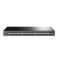 TP-LINK SG3452X Omada 48-Port Gigabit L2+ Managed Switch with 4 10GE SFP+ Slots, Integration with Omada SDN Controller, Static Routing, OAM, sFlow, DD