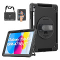 USP HDTS9 Rugged Samsung Galaxy Tab S10 Lite / Tab S10 FE /Tab S9 (SM-X710) (11') /Tab S9 FE (10.9') Case - Military-Grade, Hand Strap,5 Years Warranty