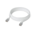 Ubiquiti UACC-CABLE-PATCH-EL-C6A-8M-W UniFi Premium Patch Cable, 8M, White, Ultra-thin Braided Patch Cable, Designed And Optimized For 10 GbE Networking.