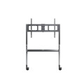 ViewSonic VB-STND-009 Slim Trolley Cart for 55' to 105' Display, Streamlined, height-adjustable design, 360° silent wheels with quick-release brakes