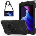USP HDTACTIVE5 Rugged Samsung Galaxy Tab Active5/Tab Active3 (8') Case Black - Built-in-Kickstand, Hand & Shoulder Strap, DropProof,5 Years Warr