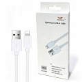 USP 6972475750602 Lightning to USB-A Mini Cable (1M) White - Quick Charge & Connect, Fast Charge, Durable & Reliable, Apple iPhone/iPad/MacBook,5 Years Warranty