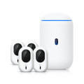 Ubiquiti NHU-UDR7-G6-INS-4 Advanced Home Surveillance Bundle (4 Instant Cameras Pack), Includes 1× UDR7, 4× UVC-G6-INS-W, *Requires MicroSD card for Protect Storage*