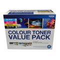 Brother TN-251BK-TN-255CMY-4PK TN-251BK and TN255 Colour Laser Toner Value Pack. Black, Cyan, Magenta, Yellow (8AE00003)